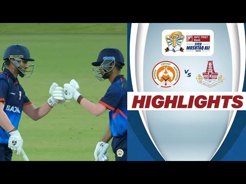 SMAT 2024, Baroda vs Tamil Nadu: Match Highlights