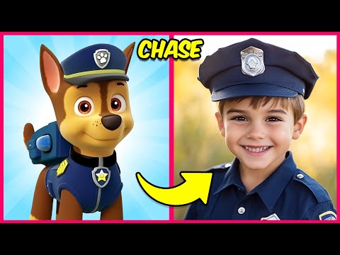 Paw Patrol Characters as Humans 😱 + Guess The Voice Quiz 🥰Chase👮Marshall👩‍🚒Rocky💚Skye👷