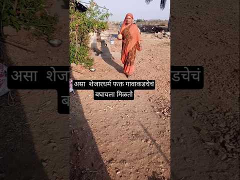 प्रत्येक गोष्ट वाटुन खातात 😊आक्कांना काय  हसू आवरेना 😃#shorts #villagelife