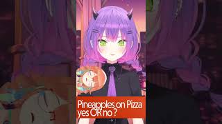 Does Towa Like Pineapples On Pizza? #Shorts #Hololive