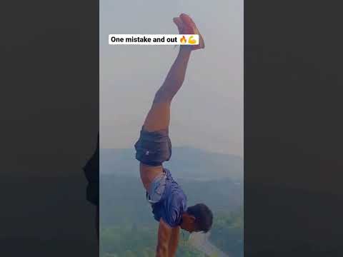 Hand stand on Patratu valley , Ranchi Jharkhand 🤞🏻♥️💯✅