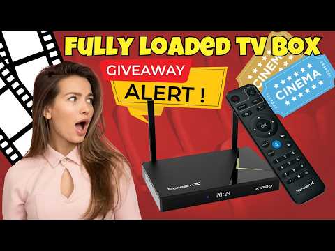 FULLY LOADED TV Streaming Box Giveaway: Win a StreamX FREE