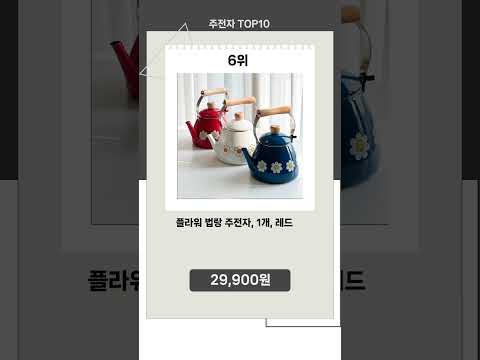 지금 뜨는 주전자 Top10 추천 신템!!