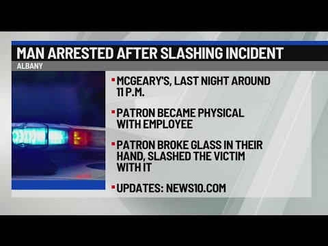 1 arrested after slashing at McGeary's in Albany