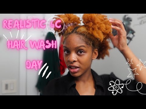 A SUPA realistic 4c Wash Day Routine {Dyed Blonde Hair, Low porosity, Non-romanticized, REAL DEAL}