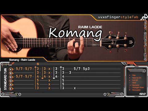 KOMANG - RAIM LAODE - Acoustic (Fingerstyle Guitar Cover)