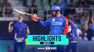 Betway SA 20 Match 2 | Durban's Super Giants v MI Cape Town | 11 January 2024