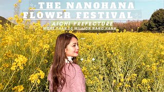 JAPAN'S Breathaking NANOHANA flower fields! More than 10 Million Nanohana in Aichi Japan 🇯🇵