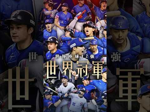 我們好棒⚾️我們是世界冠軍 #世界棒球12強 #teamtaiwan #baseball #棒球