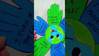 Earth Day Craft #earthdayspecial #earthday #earthday2024 #earthdayposter #viral #earth #shorts