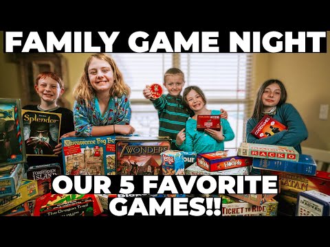 BEST FAMILY GAMES FOR ALL AGES | Our 5 Favorite Family Board Games  🎲