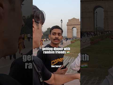 Can you make friends in Delhi? 🇮🇳 #india #indiatravel #travelshorts #travelindia #delhi