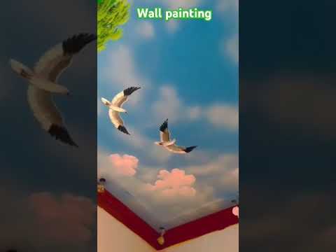 Best wall painting...😮😮😮 #painting  #drawing #trending # #song #love #shorts #artwork