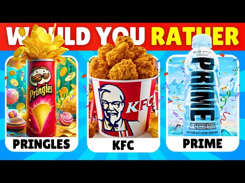 Would You Rather...? Junk Food Edition 🍔🍟🍕