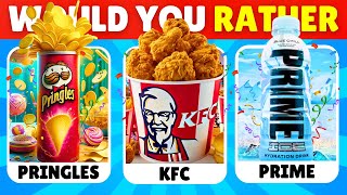 Would You Rather...? Junk Food Edition 🍔🍟🍕