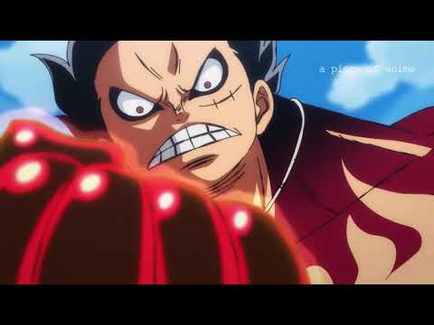 One Piece |ワンピース- Gear 4 Luffy practices punching with Ryou Haki to defeat Kaido (English Subtitles)