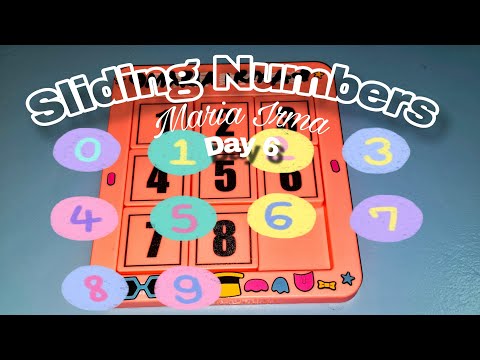 DAY 6 SLIDING NUMBERS || SATISFYING GAME  3x3 #relaxing #viral #game  @Maria Irma