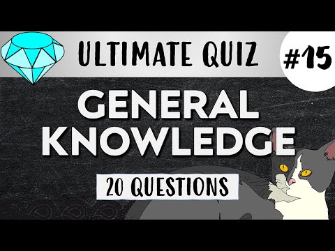 General trivia quiz [#15] - Gems💎, cats 🐱, chess♟️ & more! - 20 questions