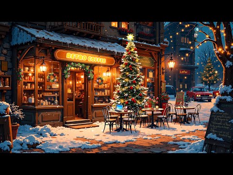 Winter Lofi Cafe ~ Chill Lofi Hip Hop Playlist for Peaceful Winter Night ~ Lofi in Winter City