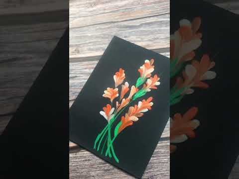 Stroke brush paint idea!🥵🎨#painting #aesthetic #flowers #trending #tiktok #shorts #youtube #ytshort