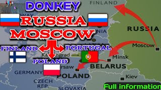 Russia to europe donkey | belarus to poland donkey | europe donkey 2023 | russia to belarus donkey