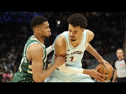 San Antonio Spurs vs Milwaukee Bucks - Full Game Highlights | January 8, 2025 NBA Season