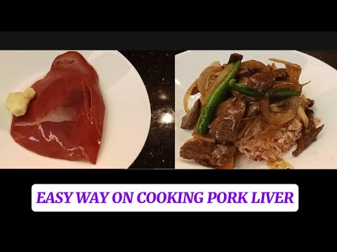 Cooking pork liver in fast and easy way #food #viralvideo