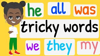 Tricky Words | Tricky Words Song | Sight Words Song | Phase Three | Kindergarten & EYFS