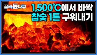 ‘상상조차 힘든 열기’ 1,500℃ 가마 안에 나무 10톤 촘촘히 쌓아 참숯 구워내는 과정┃전통 방식 그대로 만드는 강원도 숯 공장┃극한직업┃#골라듄다큐