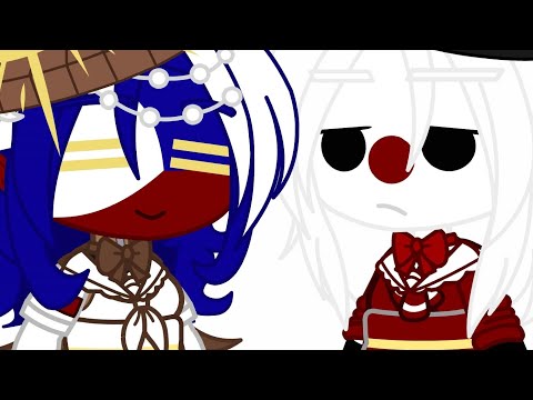 Japan & Philippines Watching Pulang Araw// Countryhumans Short Reactions video// Gacha Club