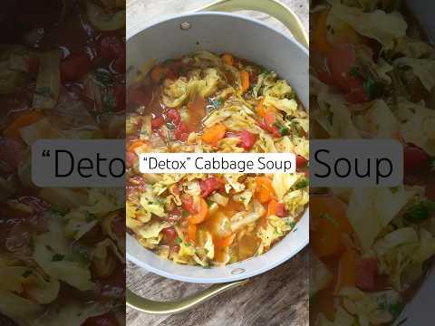 Mediterranean "Detox" Cabbage Soup | Cabbage Soup Recipe! #cabbagesoup #souprecipe