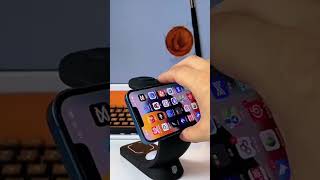 4 in 1 wireless charger apple users must have this product #TikTokMadeMeBuylt #clock #desksetup #app