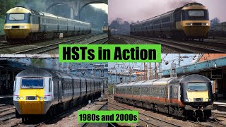 HSTs in Action - A compilation of Intercity 125 units  - 1980s and 2000s