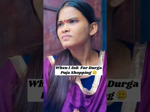 When I Ask My Mom For" DURGA PUJA "Shopping 🥲 |Laugh With Honey | #shorts #Durgapuja #navratri