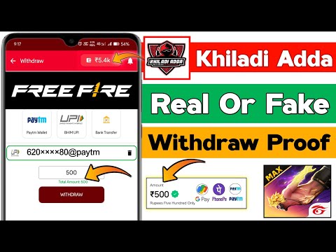 Khiladi adda app real or fake | Khiladi adda withdrawal proof | khiladi adda app payment proof