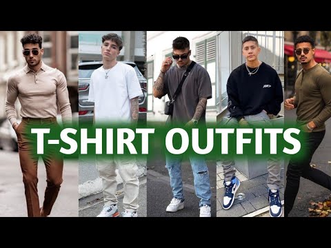 T-SHIRT OUTFITS For Men _ 2024 🔥 mens fashion guide 🔥