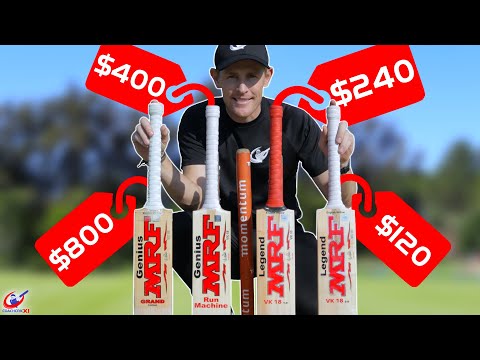 Cheap vs Expensive CRICKET BATS - Can Players tell?