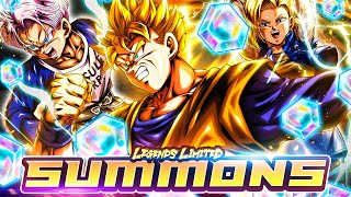 SUMMONS FOR THE NEW LF GOHAN AND TRUNKS! GREAT START TO 2025! | Dragon Ball Legends