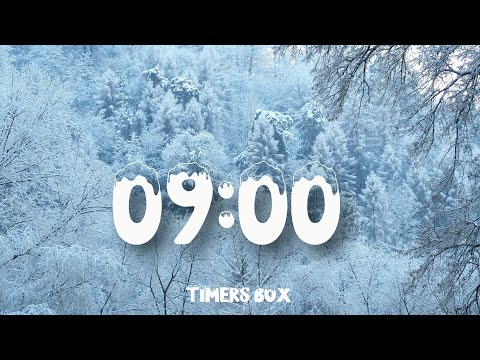 Serene Snowfall: 9 Minute Winter Timer for Reflection, Study, Focus, Teachers