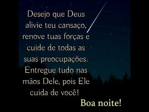 Mensagem de Boa noite ✨🌜