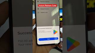 Instant Melega Free Google Play Redeem Code | Free Redeem Code | Play Store Redeem Code  #shorts