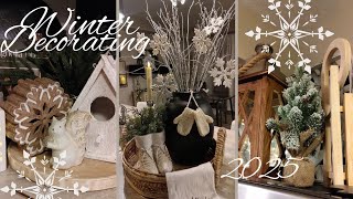 NEW🌲 2025 COZY WINTER KITCHEN DECORATING🌲 FARMHOUSE WINTER DECOR🌲 DECORATING ON A BUDGET🌲