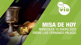 Misa de hoy ⛪ Miércoles 15 Enero de 2025, Padre Luis Fernando Palacio #TeleVID #MisaDeHoy #Misa