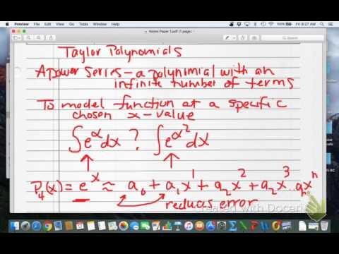 Taylor Polynomials