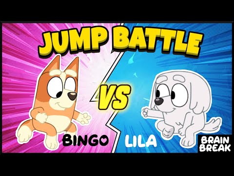 Bluey Jump Battle | Bug Facts and more | Bingo vs Lila