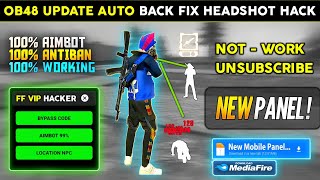 Ob48 Update 🎯 Free Fire Max Panel Injector Hack ✅ Rank Working Auto Headshot Panel Injector