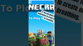 Minecraft Tips and Tricks #minecraft  #videogames#minecrafttipsandtricks