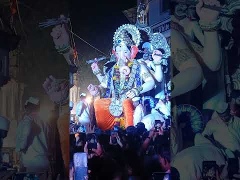 market Cha Raja Panvel 2023विसर्जन मिरवणूक #marketcharaja #lalbagcharaja #panvel #ganptibappastatus