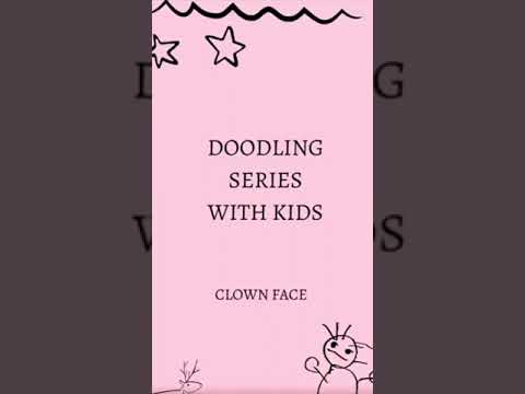 Easy Doodles for Kids | Simple Drawing for Beginners | How to draw a CLOWN FACE - Step by Step Guide