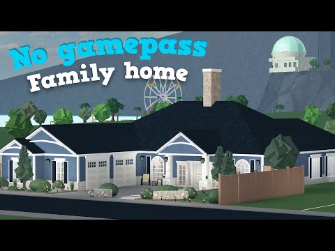 104k No gamepass cozy family mansion home | Bloxburg build